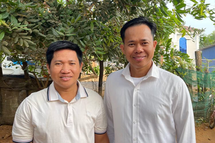 Field Development Administrator Pet Chhinlong & Field Development Administrator’s Assistant Kean Bondol