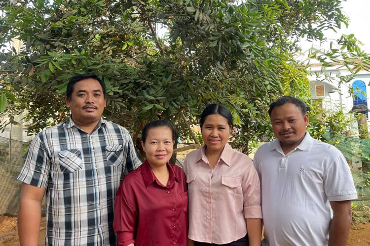 Capacity Building Administrator Thath Thy and Teachers: Y Vanna, Tes Sidet & Phan Sopheak